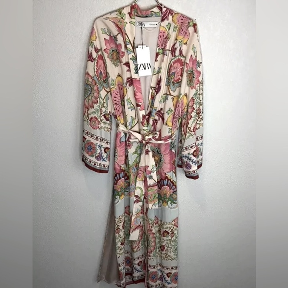Zara Floral Multicolor Maxi Dress